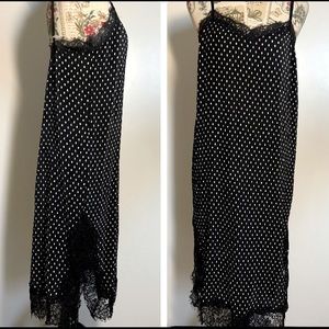 FREE PEOPLE Slip Dress Polka Dot 🖤
